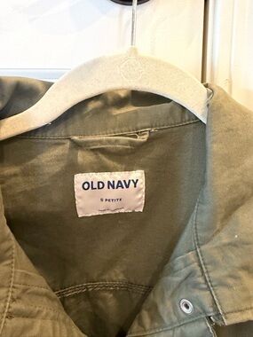 Old Navy Olive Green Lightweight Utility Jacket